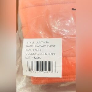 johnnie-O Ginger Spice Harwich Vest